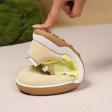 Women's Ballet Style Summer Breathable Sneakers, 2026 New Casual White Shoes - Yellow - View 2