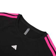 Adidas 2026 Summer Women's DCE BABY TEE Lightweight Comfortable Casual Simple Short Sleeve T-Shirt, KS0279 - Black - View 3
