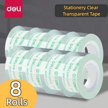 8/16卷装高品质透明水晶胶带，透明礼品包装胶带补充装，适用于办公室、学校和家庭 - 套裝 - 查看 1