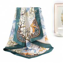 4pcs Satin Square Headscarves - 27.5 Inch Satin Headwraps For Women - Multicolor - View 5