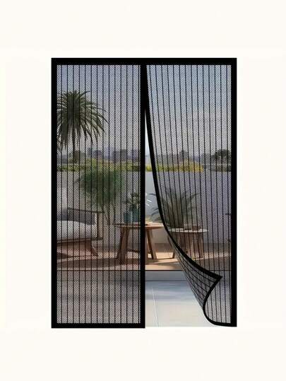 Cửa lưới chống muỗi từ tính 36" x 82", dễ vệ sinh, lưới mềm, thoáng khí, chống muỗi hiệu quả, thích hợp sử dụng trong nhà và ngoài trời.