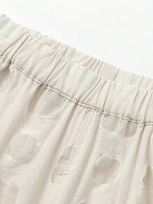 Balabala Baby Summer Anti-Mosquito Pants 2026 Soft Breathable Lightweight Cute Pants - Cream Card - View 3