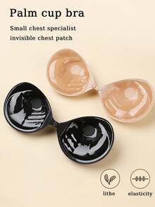 1/2pcs Backless Strapless Bra Dress, Invisible Reusable Enhancing Bra, Lightweight Comfortable Seamless Bra - Multicolor - View 1