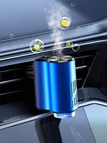 Car Air Freshener Diffuser, Smart Car Air Freshener, Car Diffuser Air Freshener With Three Adjustable Modes, With 3pcs Essential Oil, Car Fresheners Long Lasting, Car Accessories - A - View 7