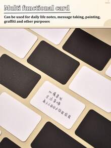 60PCS Artist Grade Blank Cards 90x55mm, Thick 300gsm White Cardstock, Perfect For DIY Crafts, Calligraphy Practice, Wedding Place Cards & Party Supplies, Bulk Blank Note Cards Set - A - View 9