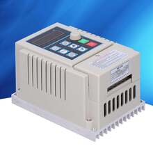 Variador de Frecuencia, 1hp Bifásico A Trifásico 220v 750w, Controlador de Velocidad del Motor - Gris Claro - Ver 5