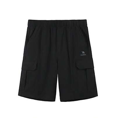 CAMEL CROWN 男士户外速干运动短裤，春夏训练透气休闲短裤