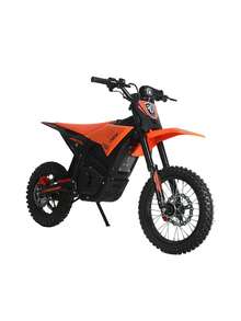 Mankeel 48V 3000W Peak Electric Dirt Bike For Teens & Adults, 34MPH/55KM/H High Speed Off-Road Electric Motorcycle With 20.8Ah Lithium Battery, Front/Rear Hydraulic Suspension & Brakes - 橘色 - 查看 6