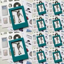 1pc/Set Magnetic Photo Frame, Reusable Magnetic Photo Wall For Instant Camera Photos, Suitable For Fridge, Office Desk, Whiteboard Decoration, Mini Desktop Photo Frame, Designed For Instant Camera Photos, Easily Display Your Precious Memories, Ins Style, Mini 3-Inch Magnetic Frame For Instant Camera Mini Photos, Fridge Magnet, Office & Kitchen Decor - Multicolor - View 18