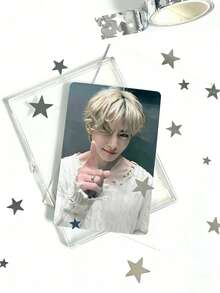 B/TS V 金泰亨 Layover 个人专辑 Weverse Shop 小卡，KPOP 周边礼品，送给 ARMY 的收藏品，ARIRANG 出品，多功能实用高清双面人像 LOMO 收藏卡，可收藏或装饰，送给粉丝和朋友的贴心礼物 - 彩色 - 查看 1