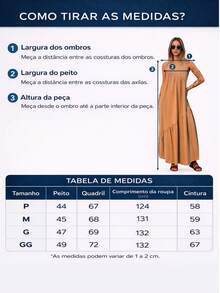 Women Long Dresses - Orange - View 4
