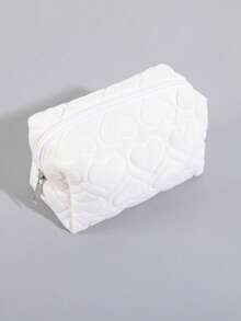 1pc Cute Portable Heart-Shaped Storage Pouch, Exquisite Desktop Decor, Can Be Used To Store Cosmetics And Stationery, Retro Valentine's Day Gift - Multicolor - View 29