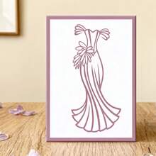 创意服装模具、DIY剪贴簿相册和压花模板、贺卡制作工具、卡片纸切割工艺品、礼品卡制作模板模切。 - 銀色 - 查看 1