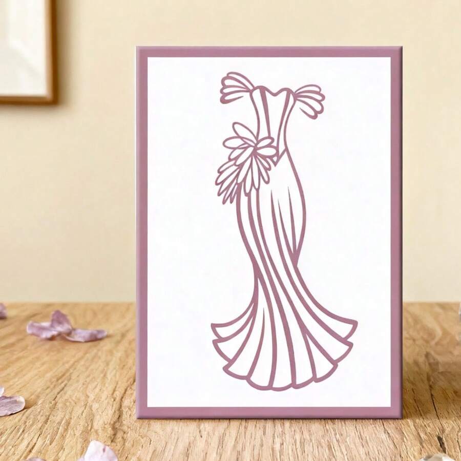 创意服装模具、DIY剪贴簿相册和压花模板、贺卡制作工具、卡片纸切割工艺品、礼品卡制作模板模切。 - 銀色 - 查看 1