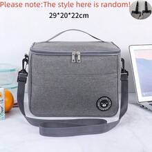 1pc/2pcs Kitchen Storage & Travel Food Container, Square Bento Box Bag Insulated Lunch Bag, Picnic Bag, Bento Box Tote Bag, Pouch-In-Pouch, Reusable Insulated Lunch Bag, Bento Bag, Bento Box Tote - Multicolor - View 22