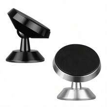 360° Magnetic Car Phone Holder, Metal Slouchy Phone Bracket, Magnetic Car Phone Mount For Dashboard/Windshield, Cartoon Phone Holder Gift - Multicolor - View 3