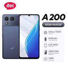 Itel A200 双卡双待彗星橙，3+5GB 内存，128GB 存储，支持 4G 网络，时尚设计，彰显个性，120Hz 刷新率，6.75 英寸超流畅显示屏，IP65 级防水防尘，军规级耐用性，5000mAh 大容量电池，AI Fusion 摄像头系统 - A200 - 查看 2
