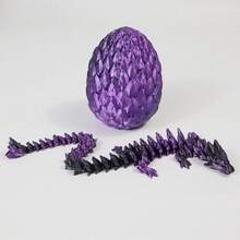 6pcs 3D  Dragon Egg Set With Movable Joints, Unique Desk Toy, Perfect Gift For Holidays And Parties Decor Decorative, Gifts Men,Miniature Things,Valentines Gifts,Party Favors,Party Supplies Gifts - 6pcs - View 9