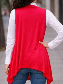 Women Coats - Hot Pink - View 3
