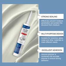 JAYSUING Nail-Free Silicone Sealant For Household Use, Sealing Wood, Metal, Ceramics, And Plastic Furniture. - Nail-free Silicone Sealant - View 2