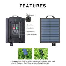 1 pieza Tira de luz de neón con energía solar y control remoto, decoración exterior para noches, decoración de fiesta - Multicolor - Ver 6