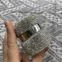 Rhinestone Face Cream Refill Bottle, Eye Cream Jar Refill Case, Cosmetics Sample Empty Bottles, Travel Portable Set Light Luxury New - View 8