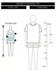 2pcs/Set Teenage Girls' Heart Print Short Sleeve T-Shirt And Shorts Set, Casual Loose Fit, Suitable For School, Vacation And Shopping Outings. A Versatile Casual Spring Style. - Pink - View 9