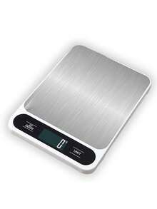 专业精密厨房秤,最大称重10公斤,易于清洁的ABS大秤面,LCD数字显示屏,具备去皮功能和单位切换。适用于烘焙、烹饪、生酮饮食、备餐、咖啡制作等。黑白两色可选。电池供电(不含电池)。 - 218白色 - 查看 11