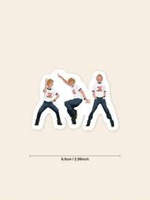 《大人物拿破仑》舞蹈贴纸 - 为佩德罗投票 复古电影贴纸，美学另类书呆子幽默，适用于 Kindle 和笔记本电脑，2000 年代怀旧粉丝礼物 - 彩色 - 查看 2