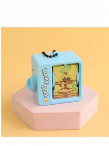 1pc Cartoon Cute Pet Flip Book Animation Keychain, Creative Card Pibara Backpack Pendant, Stress Relief Small Gift Wholesale - Multicolor - View 16