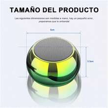 Mini Portable Bluetooth Speaker, Mini Version, Fluorescent Gradient, USB Rechargeable, With Lanyard - View 4