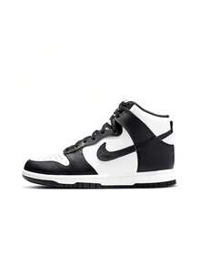 Nike Dunk Low High-Top Sneakers, Women's, Black And White, Panda Design - Black and White - View 13