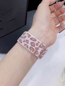 Huastonband 1條編織彈性尼龍透氣舒適運動手錶錶帶，適用於女性，兼容 38/40/41mm、42/44/45/46/49mm，適用於Apple Watch Ultra3/2/1/Se/S11/S10/S9/S8/S7/S6/S5/S4/S3/S2/S1，適合戶外運動、健身、年輕時尚男女，夏季海灘配件，節日禮物 - 煙紫色 - 查看 7