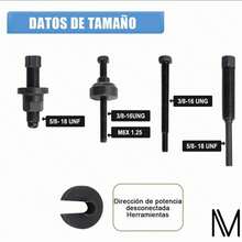 Herramienta De Extracción De Poleas De Bomba De Dirección Asistida Sgprcjeot, Juego De Herramientas Para Extraer E Instalar Poleas De Bomba De Dirección Asistida - A - Ver 8