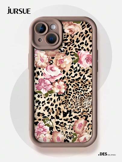 JURSUE Fashion Aesthetic Funny Shockproof Protective Soft Phone Case Compatible With IPhone 17 16 15 14 13 12 11 Pro Max SE 2020 X XR XS Ip 8 7 Plus MZ50407Q