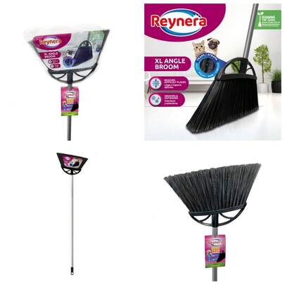 Escoba angular extra grande de 13 pulgadas, herramienta de barrido resistente de color negro para la limpieza del hogar