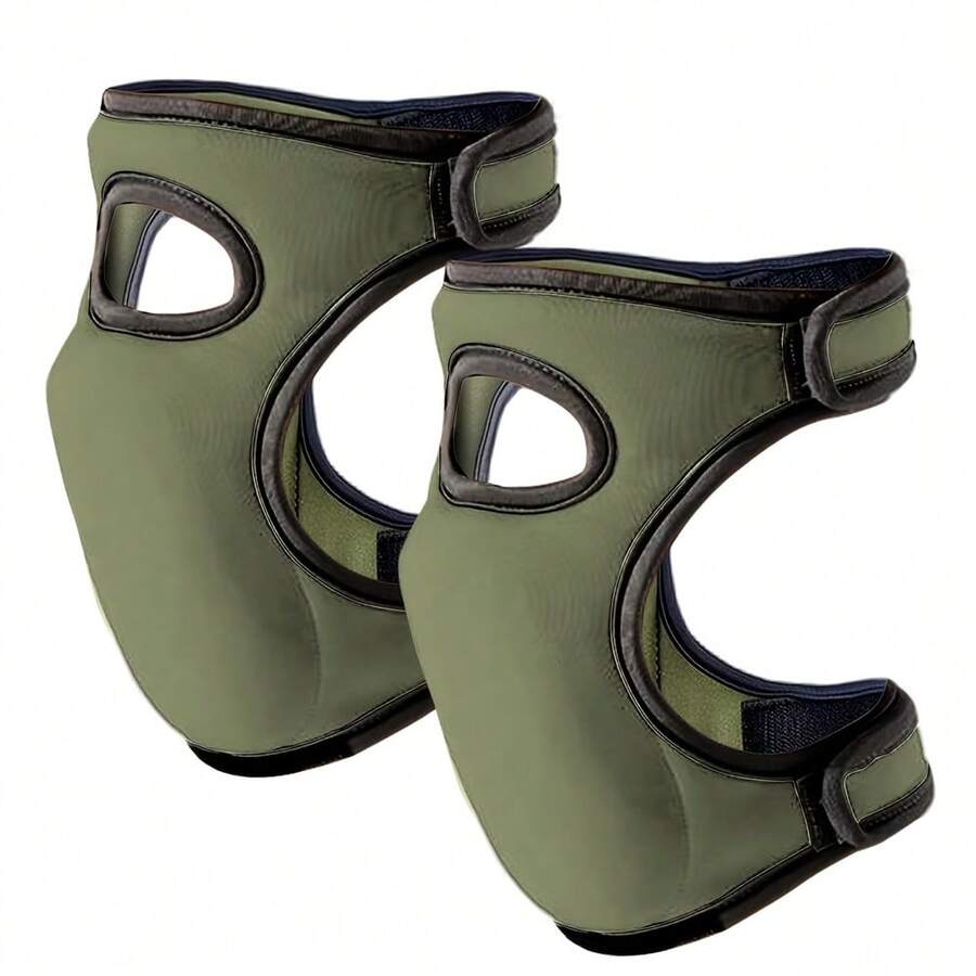 1 Pair Gardening Knee Pads - Breathable New Polyurethane Knee Protection Suitable For Running, Fitness And Kneeling Tasks - Style a - View 1