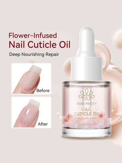  BORN PRETTY 20ml Nail Cuticle Oil Nutrient Oil Nourish Repair Damaged Nail Care Strengthen Nails Prevent Agnail Nail Gel Polish