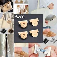 Bộ 6/2 móc khóa từ tính bằng thép không gỉ thích hợp cho nhiều ứng dụng khác nhau như túi xách, hộp trang sức và rèm cửa. Chúng bền, dễ sử dụng và đảm bảo độ kín khít. Đặc điểm nổi bật bao gồm lớp hoàn thiện kim loại tinh tế, cấu trúc chắc chắn và khóa từ tính. - Nhiều màu - Xem 6