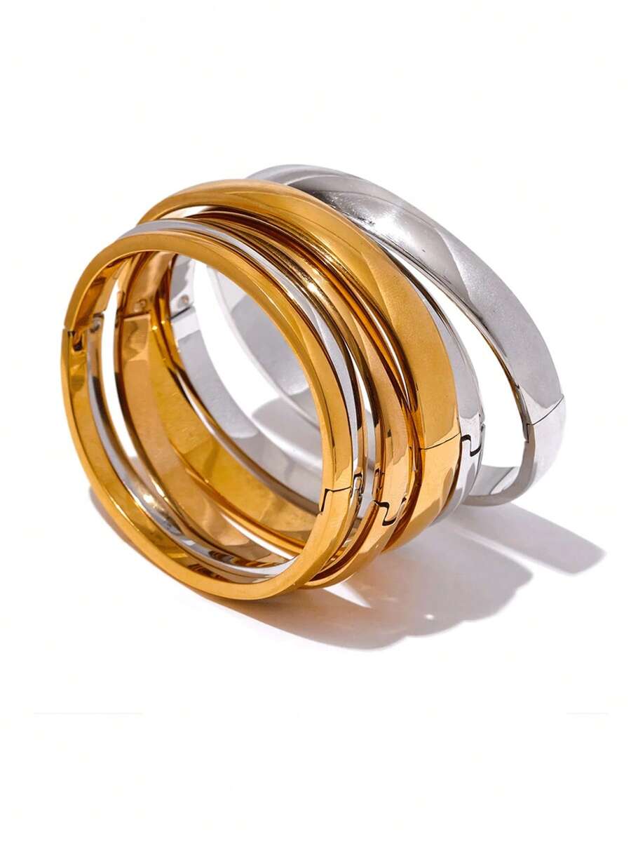 RAYQUEEN 1 件装不锈钢多功能细手链，适合日常佩戴 - 手鐲 - 查看 1