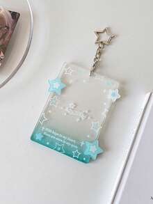 1 PC Acrylic Star Card Holder, Idol Idol Card Storage Protective Case, 3-Inch Display Pendant, Keychain - Multicolor - View 11