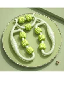 1pc 9-Roller Leg Massager, Rolling Leg Clamp, Relieve Muscle, Unblock Meridians, Kneading Relaxation, Roller Design, Suitable For School, Back To School, Travel, Travel Essential, Home Essential, Spa, Massage Tool, Massage, Massager, Spa - Multicolor - View 6