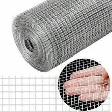 8M Welded Wire Mesh Galvanised Fence Aviary Rabbit Hutch Chicken Pet Fencing Width 90cm - Silver - View 3