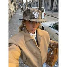 Nueva gorra de béisbol plana de estilo retro para primavera/otoño, gorra de béisbol con bordado 3D para mujer, gorra de béisbol de ala plana versátil y casual unisex - Multicolor - Ver 4