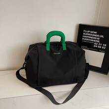 Túi xách tay dung tích lớn dành cho nữ, túi du lịch, hành lý ngắn ngày, chống thấm nước, có thể mở rộng, nhẹ. - Xem 5