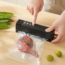 Portable USB Charging Vacuum Sealing Machine (With Digital Display Screen) - Quick Sealing, Including Pump And Sealing Bag, Suitable For Food, Snacks, Meat, Fruits And Vegetables Preservation - Compact Design, Battery: 1200mAh; - Classic - View 9