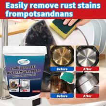 Qisheng Metal Rust Remover Paste, Easy-To-Use Stainless Steel And Iron Cleaner, Removes Rust Stains, Oxidation And Burnt Residues, Suitable For Kitchen And Bathroom - Rust Remover - View 1