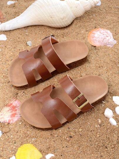 1 Pair Soft-Soled Fashionable Infant/Children Birkenstocks, Suitable For Summer Indoor/Outdoor & Beach Wear