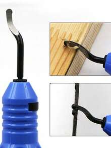 1pc Burr Scraper Blade, Trimming Knife, Deburring Notch, Internal Hole Scraper, Metal Chamfering Tool, Portable And Easy To Carry, Fixed Handle, Plastic Folding Knife, Deburring Tool, Trimming Device Tool, Metal Edging Tool - Manual Trimmer - View 2