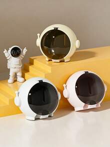 1个牙刷架，创意可爱宇航员造型防水浴室壁挂式牙刷收纳架，精美浴室收纳架，圣诞/新年礼物，学习用品 - 彩色 - 查看 5